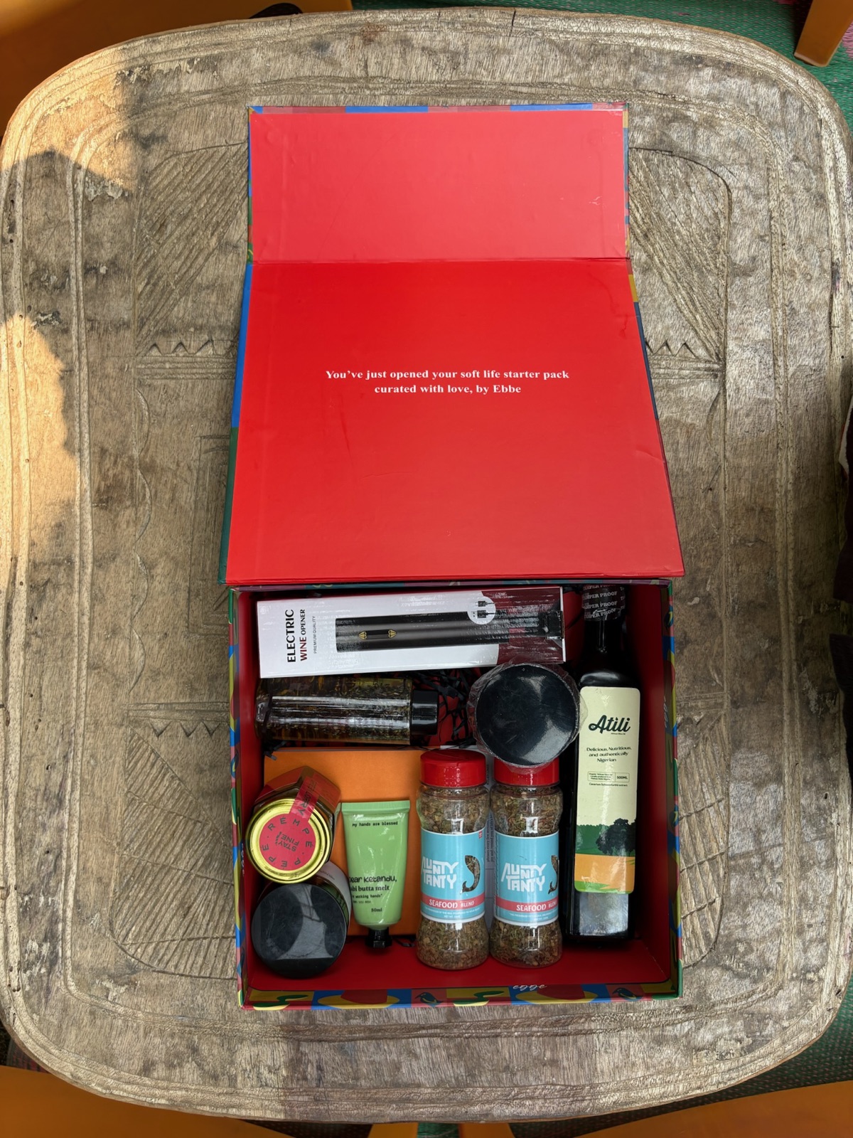 Inside an EBBE box